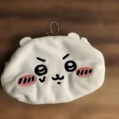 ちいかわトレーディングおかおポーチがんばる ファスナー付き