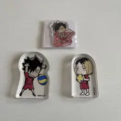 ハイキュー　黒尾鉄朗　弧爪研磨　音駒高校　ダイソー　100均　バラ売り可