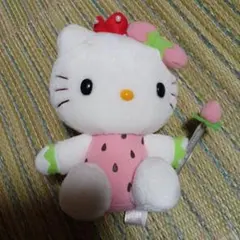 ハローキティ いちごのぬいぐるみ