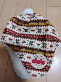 アンパンマン フリースニット帽 耳あて付き52〜54