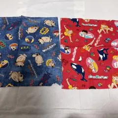 ⚫︎WackyRaces ⚫︎七つの海のティコ　生地約37センチ✖️約37センチ