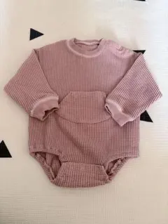 BREEZE ピンクロンパース 80