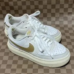NIKE コート ビジョンアルタ DZ5394-100 22cmホワイトゴールド