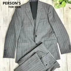新品未使用】パーソンズフォーメン 小千鳥柄 2パンツ スーツ A5(M