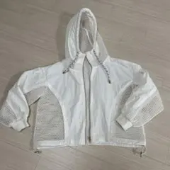 最終価格⭐︎新品ホワイト メッシュフードジャケット
