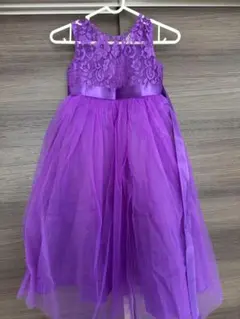 パープル フォーマルドレス 120cm