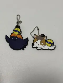 ハイキュー!! ラバーストラップ2個セット 日向、研磨