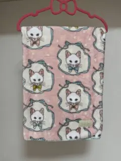 【フリース素材】猫のブランケット【美品】