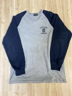 Polo Jeans Co. 長袖カットソー グレー ネイビー