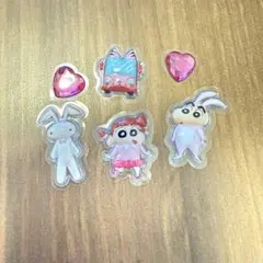 デコパーツ　ぷっくりシール　クレヨンしんちゃん