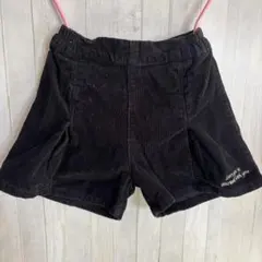 黒 コーデュロイ ハーフパンツ 140サイズ