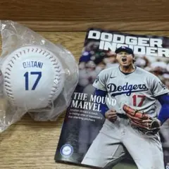 ロサンゼルス　ドジャース　大谷翔平　レプリカ　ボール　スタジアム購入　冊子付のサムネイル