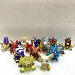 デジタルモンスター デジモン デジモンアドベンチャー 指人形 ソフビ 14体