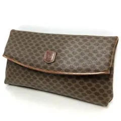 ヴィンテージ☆CELINE☆セリーヌ☆クラッチバッグ☆マカダム☆レザー☆ブラウン