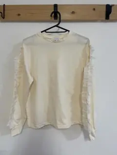 Green Label Relaxing フリル長袖カットソー