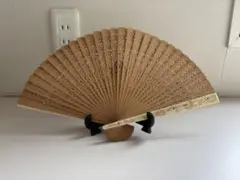 レトロ 白檀扇 白檀 透かし彫り 扇子