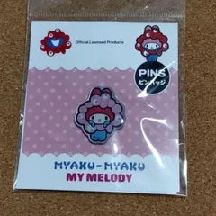 サンリオコラボ　マイメロディ　ピンバッジ　ミャクミャク　EXPO2025
