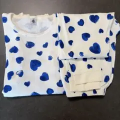 PETIT BATEAU ハート柄 ルームウェア 14ansのサムネイル