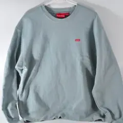 Supreme シュプリーム スモールボックスロゴ スウェット 水色 M メンズ