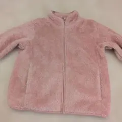 UNIQLOキッズフリースジャケット ピンク 140cm