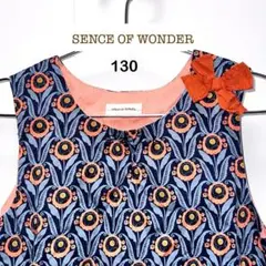 SENCE OF WONDER 花柄チュニック 130