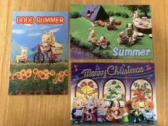 ポストカード　シルバニアファミリー