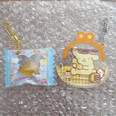 ポムポムプリン グミチャーム がま口風シャカシャカアクリルキーホルダー