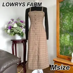 【ROWRYS FARM 】前ボタン　タイトキャミワンピース［Mサイズ］
