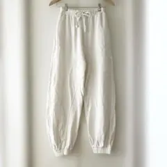 【美品】ZARA リラックスフィットジョガーパンツ　キナリ　セットアップ　S