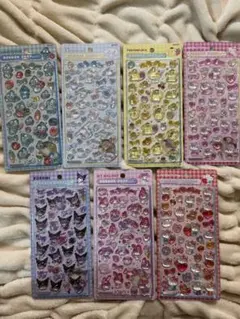 サンリオ 第二弾 ボンボンドロップシール 7種 セット セミコンプ 正規品