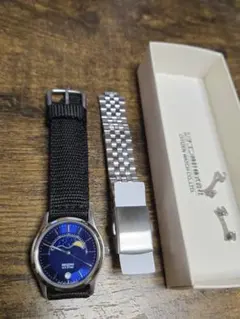 CITIZEN/シチズン/ムーンフェイズ/クォーツ腕時計/美品ジャンク品扱い