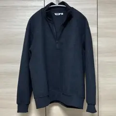 UNIQLO U ブラッシュドスウェットハーフジップシャツ
