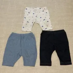 UNIQLO 西松屋　ベビー用パンツ3点セット