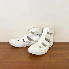 美品　コンバース　オールスター グラディエーター　23.0ホワイト　キャンバス