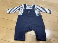 ‼️お値下げ中‼️サロペット風 ロンパース 60-70サイズ