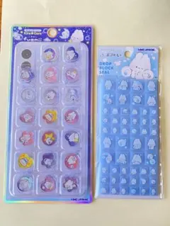 ふぁみい　おはじきシール・ブロックシールセット