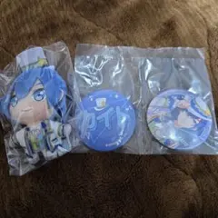 プロセカ セガラッキーくじ B賞 F賞 缶バッジ　　 ぷちぬい KAITO