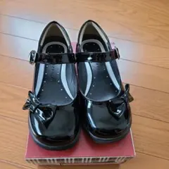 TOPVALU ブラック フォーマルシューズ 19.0cm