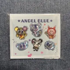 セブン　ナルミヤキャラクターズ　オリジナルぷっくりシール　エンジェルブルー