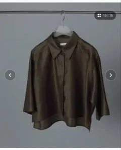 新品】BEAUTY &YOUTH シアーシャツ半袖ブラウンシャツ - メルカリ