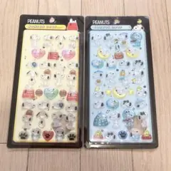 ボンボンドロップシール　スヌーピー　2枚セット　海外製　うるちゅる