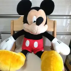 ミッキーマウスぬいぐるみ大きいサイズ記念写真などにどうぞ