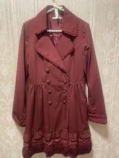 バーガンディ❤︎ トレンチコート