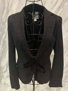 【組曲】テーラードジャケットラメ入り　Sサイズ