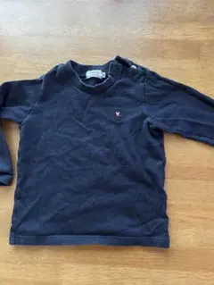 DOUBLE .B ダブルビー　黒　ロンT 長袖　ビー君