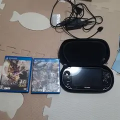 PS Vita 本体 32GBメモリーカード付き ソフト6本付き