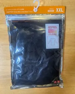 未開封　ユニクロ　ヒートテック　女性用ロンT（8分袖）ネイビー　XXL