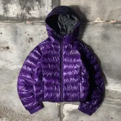 美品　コロンビア クレイターレイク　アルパインダウンパーカ　パープル　tech