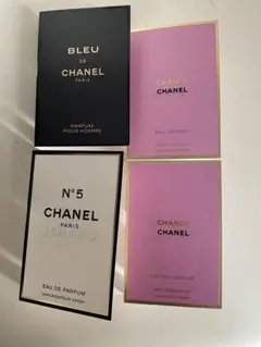 シャネル　オードゥ　パルファム　サンプル　4種 チャンス　ブルードゥ　N°5