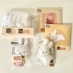 【新品・未開封】ミッフィー タイトーくじ 5点 ポーチ マスコットバッジ タオル